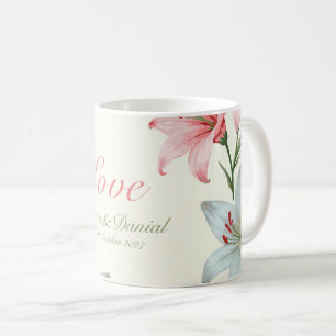 Azure Bloom Kaffeetasse
