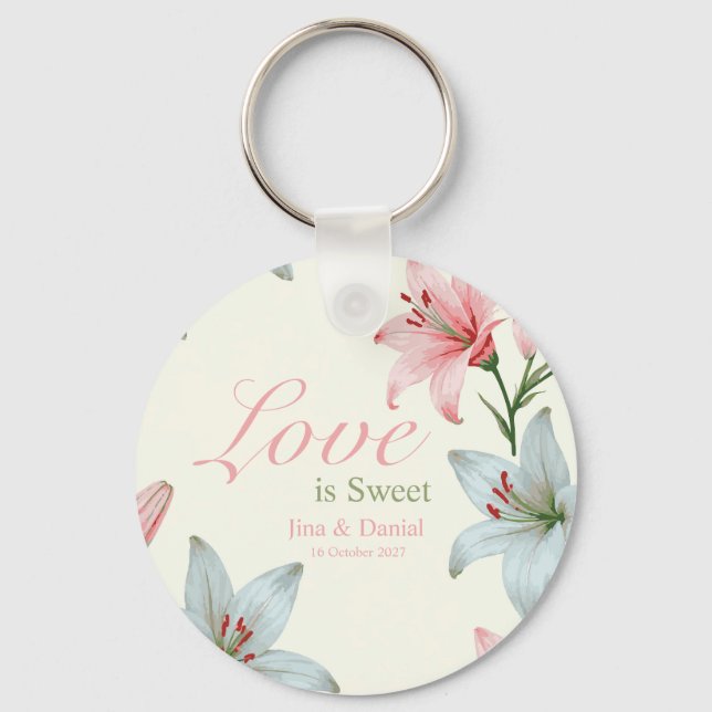 Azure Bloom Schlüsselanhänger (Vorderseite)