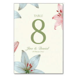 Azure Bloom Tischnummer