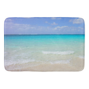 Azure Blue Caribbean Tropical Beach Badematte