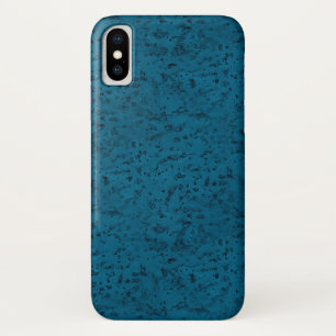 Azure Blue Cork Look Wood Grain Case-Mate iPhone Hülle