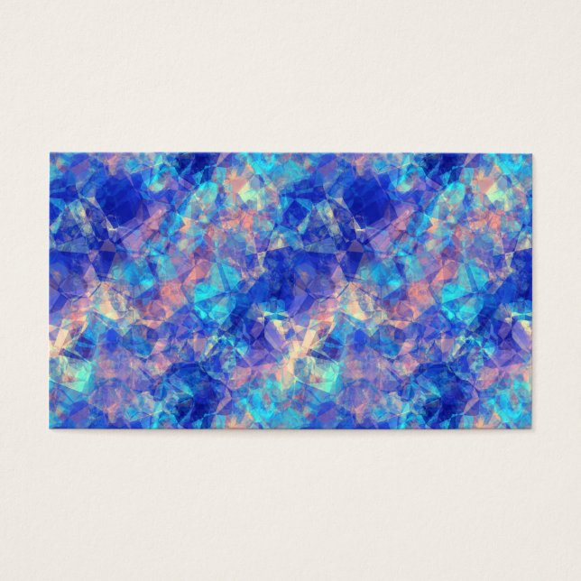 Azure Blue Crumpled Texture (Vorderseite)