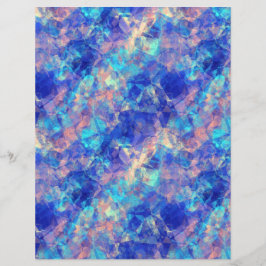 Azure Blue Crumpled Texture