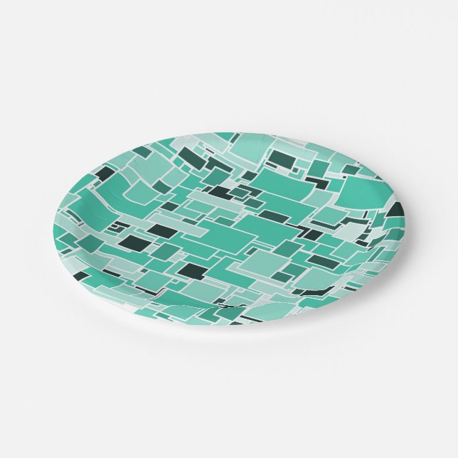 Azure Chaos Pappteller (Schrägansicht)