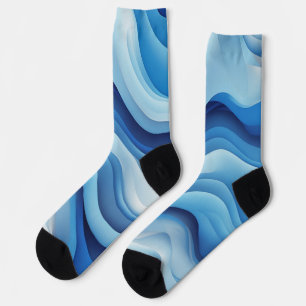 Azure Flow: Ein Traum in Blau Socken