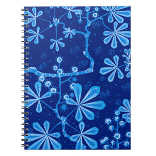 Azure Frost Blume Notebook Notizblock
