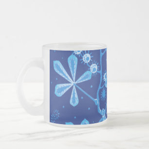 Azure Frost Blume Tasse