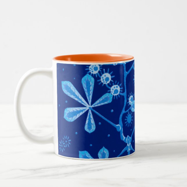 Azure Frost Flower Tasse (Links)