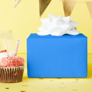 Azure Glossy Wrapping Paper Geschenkpapier