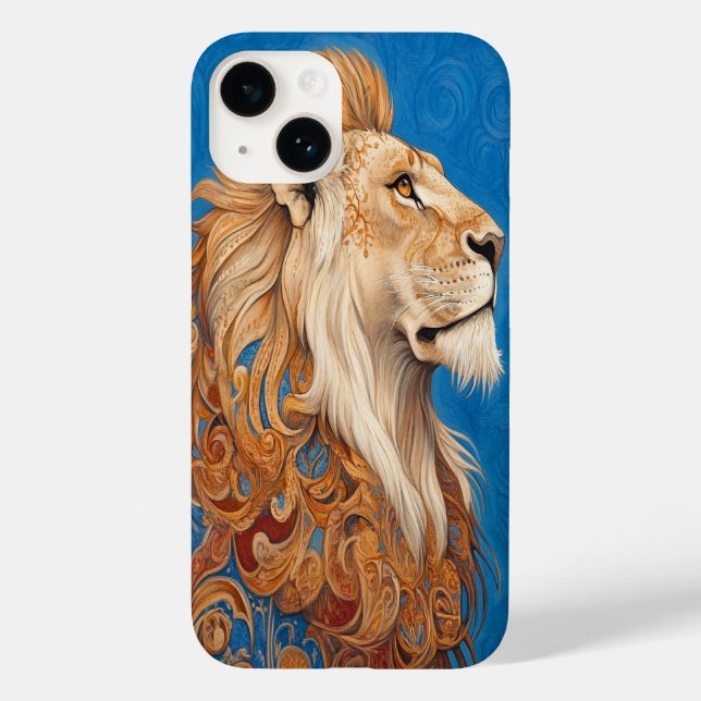 🦁 🔵 Azure King Case-Mate iPhone Hülle (Rückseite)