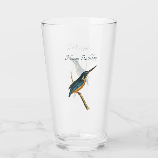 Azure Kingfisher Glas (Rückseite)