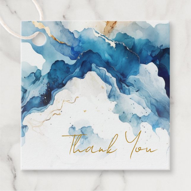 AZURE Marble Dreams Gala Geschenkanhänger (Vorderseite)