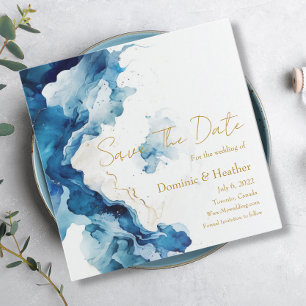 AZURE Marble Dreams Gala   GLITZER SAVE THE DATE