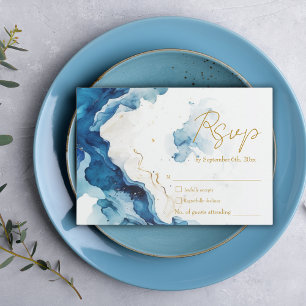 AZURE Marble Dreams Gala RSVP Karte