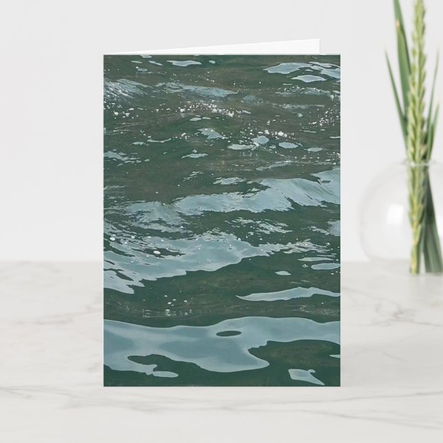Azure Oceans Greetings Card Karte (Vorderseite)