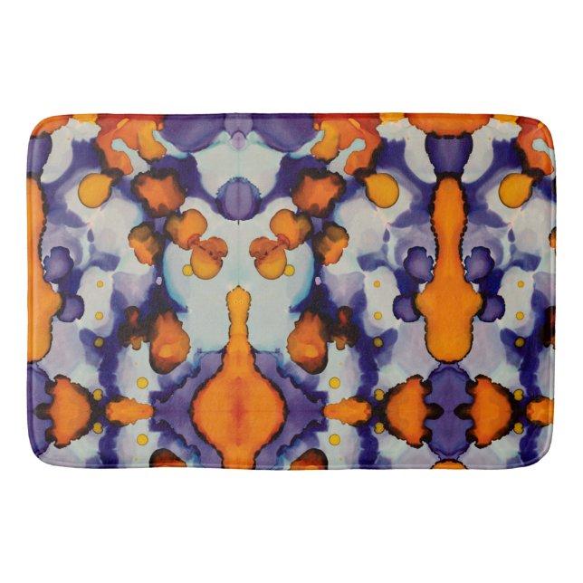 Azure Pumpkin Badematte (Vorderseite)