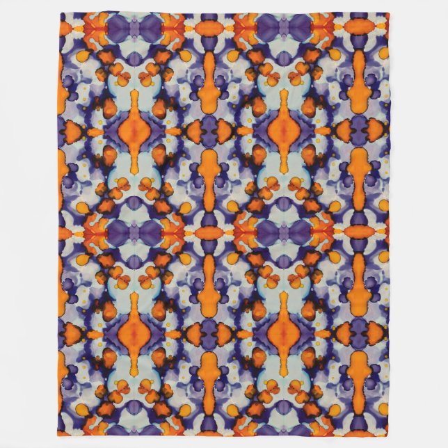 Azure Pumpkin Fleecedecke (Vorderseite)