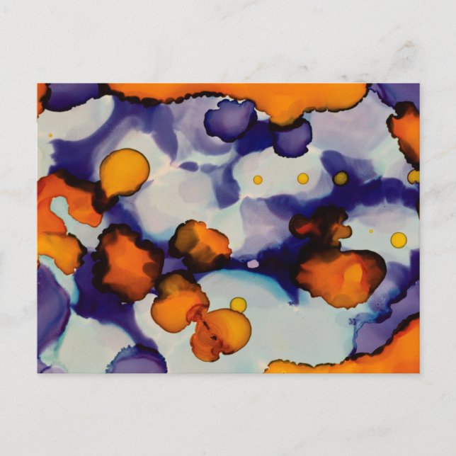 Azure Pumpkin Postkarte (Vorderseite)