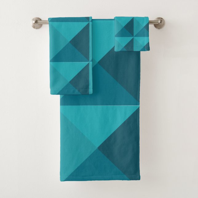 Azure Pyramids Badhandtuch Set (Insitu)