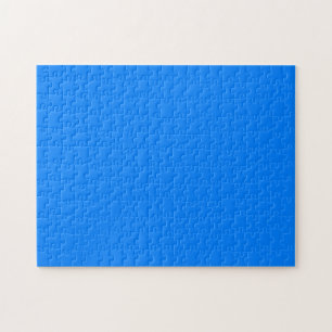 Azure Solid Color Customizing It Puzzle
