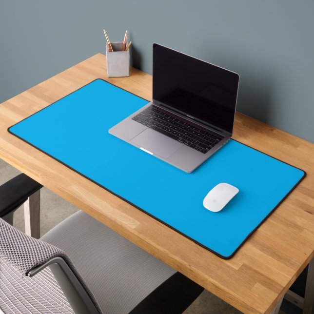 Azure Solid Color Desk Mat Schreibtischunterlage (Büro 2)