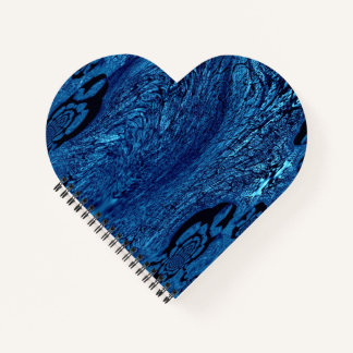 Azure Spiral – Journey into the Heart of Infinity Notizbuch