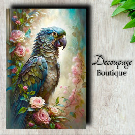 Azure Splendor Decoupage Seidenpapier