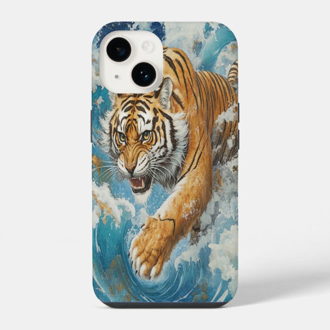 🐅 Azure Stride iPhone-Hülle iPhone Hülle (Rückseite)