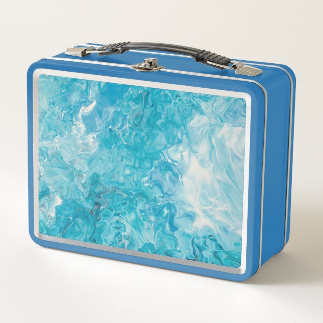 Azure Swirl Lunch Box (Vorderseite)
