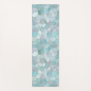 Azure Verdigris Mosaic Yogamatte