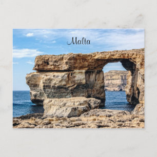 Azure Window in Malta Postkarte