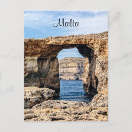Azure Window in Malta Postkarte