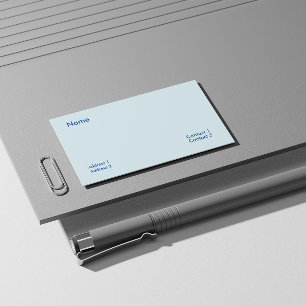 Azureish White-Visitenkarte Visitenkarte