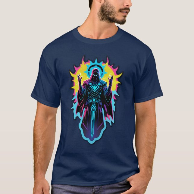 Azurflammen-Wächter T-Shirt (Vorderseite)