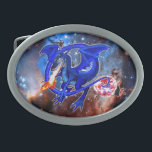 Azurite Cosmic Dragon Oval Belt Buckle Ovale Gürtelschnalle<br><div class="desc">Von den fernen Enden des Kosmos kommen reptilische Wesen, die von der mystischen Vergangenheit gehalten werden. Jeder kosmische Drache stellt einen wertvollen Edelstein dar. Während du diese kosmische Drachengurtschnalle tragst, kannst du deinen Körper mit dem Geist eines kosmischen Drachen anregen. Achten Sie auf sein starkes Power-Potenzial. . . Kosmischer Drache...</div>