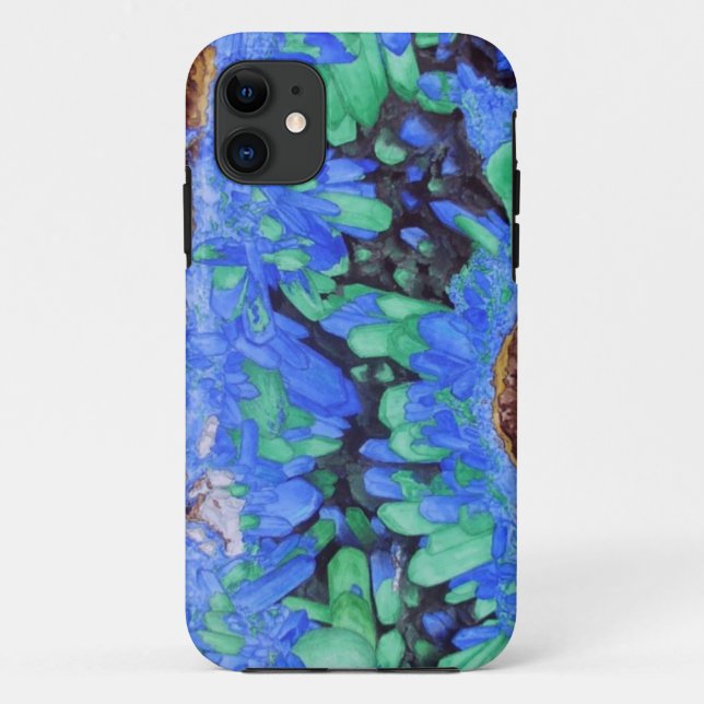 Azurite Malachite Crystals iPhone 5 Fall Case-Mate iPhone Hülle (Rückseite)