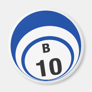 B10 Bingo-Ball-Kühlschrankmagnet Magnet