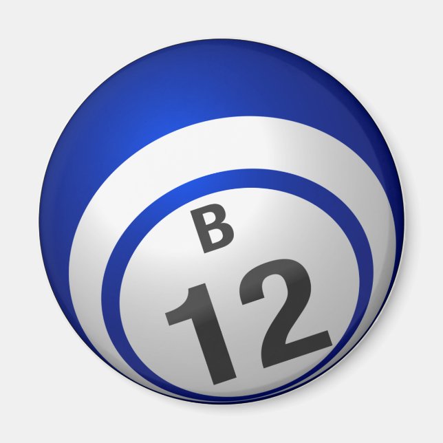 B12 Bingokuallemagnet Magnet (Vorne)
