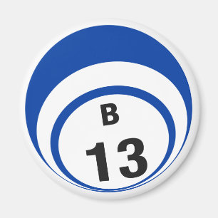 B13 Bingo-Ball-Kühlschrankmagnet Magnet