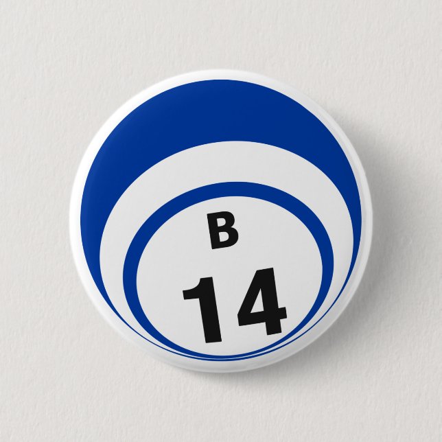 B14 Bingo-Ball-Taste Button (Vorderseite)