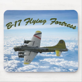 B17 Flying Fortress WWII Bomber Flugzeug Mousepad