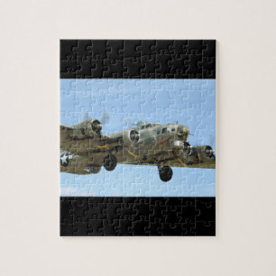 B17 "Sentimental" in Luft. _WWII Flugzeuge Puzzle