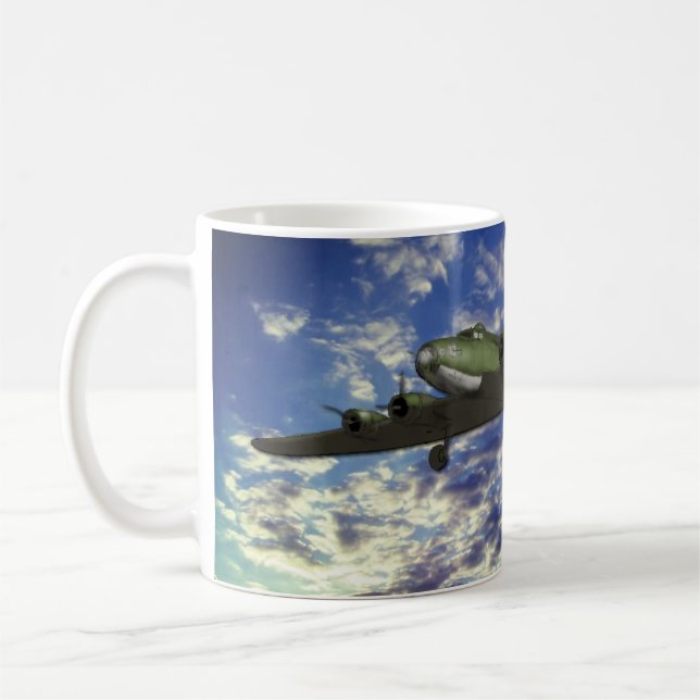 B17 Zuhause Run 1943 Kaffeetasse (Links)