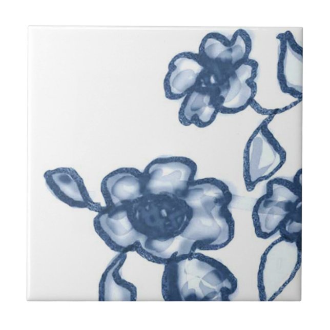 B1 - Delft-Korb-Wandfliese - B1 Fliese (Vorderseite)