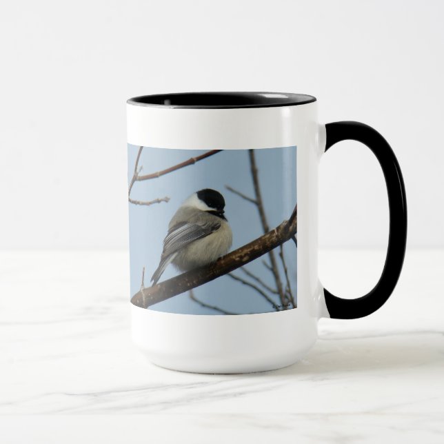 B21 Schwarzkopfmeise Tasse (Rechts)