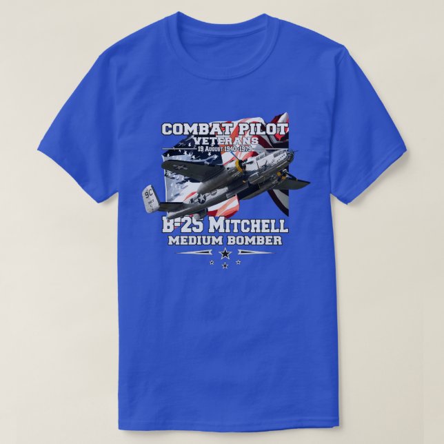 B25 Mittelbomber Mitchell T-Shirt (Design vorne)