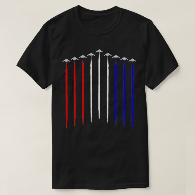 B2 Bomber Squadron kontrakariert die amerikanische T-Shirt (Design vorne)