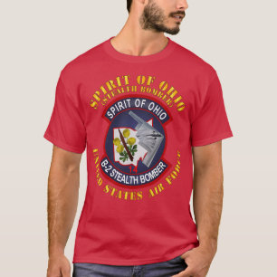 B2 Geist des Ohio-Tarnbombers T-Shirt