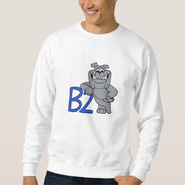 B2 Retropullover Sweatshirt (Vorderseite)