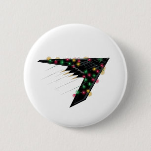 B2 Stealth Spirit Weihnachtsflugzeug Jet Digital Button